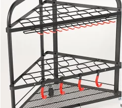 Garage21 Multipurpose Corner Garage Storage Rack w/ Wheels