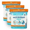 SCRUBZZ Rinse Free 60pc Super Size Single Use Bath Sponge