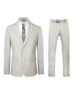 Mens Fashionable Suits For Balls And Banquets - Apricot, L