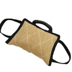 Interactive Training Dog Training Hemp Bite Pillow - Beige