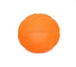 Pet Dog Training Rubber Toys - Orange, L