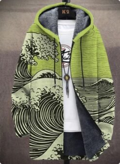 Men's Winter Printed Plush Lining  Thick And Windproof - Style 7, 2XL