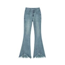 Alternative view of Retro Fleece Lined High Waisted Flare Pants