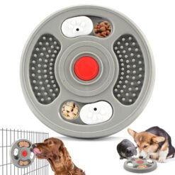 Dog Toy Licking Plate Hiding Pet Relieving Stuffy Training Toys - 23002A
