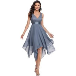 Women's Lace Chiffon Cocktail Ball Gown - Style5, US Size 26 PLUS