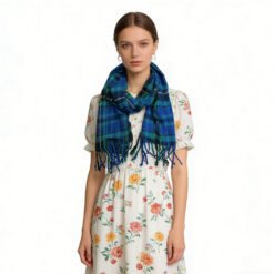 Alternative view of 2pcs Winter Collar Scarf,stripe With Threads Scarf,Luxe Look For Evening Wear,Scarf,vacation,daily Life,evening Party,Office Appropriate Subtlety For Women Men