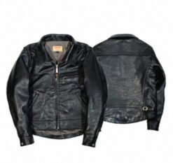Retro American-Style Lapel Detroit Work Jacket - Black, M
