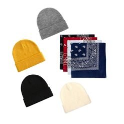 Beanies and bandanas set - Set