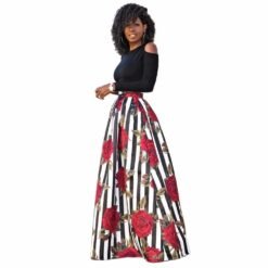 Floral Maxi Dresses Autumn Dress - S