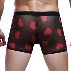 Printed boxer briefs - black, XL