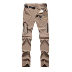 Multifunctional Detachable Trousers Outdoor Trousers Casual Trousers - Khaki, 3XL