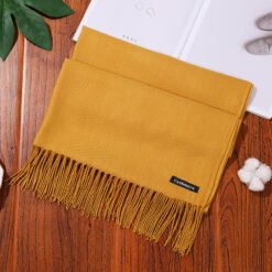 New Designer Brand Women Scarf Shawls Lady Wraps Foulard Neck Scarves - Egg yellow