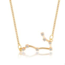 Zodiac Necklaces - 09 Gemini golden 6763