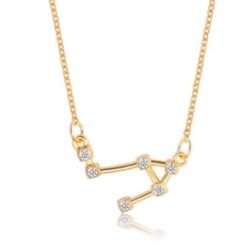 Zodiac Necklaces - 11 scales gold 6765