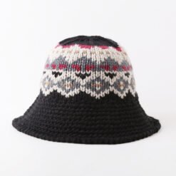 Alternative view of Female Knitting Bucket Hats Harajuku Bucket Hat Fishing Outdoor Panama Hip Hop Cap