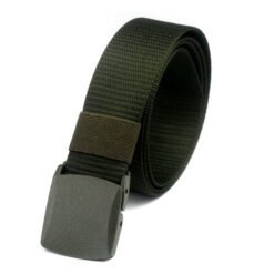 Men Female Belts Military Nylon Adjustable Belt Men - Green, 120cm