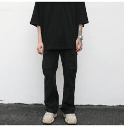 Classic Cargo Pants - Black, XL