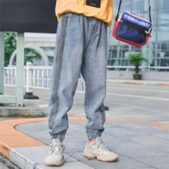 Alternative view of Panelled jeans