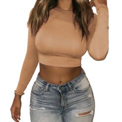 The new crop tops - Khaki, M