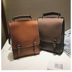 Alternative view of European and American backpacks