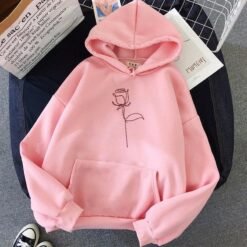 Rosane - Rozendruk Hoodies Sweatshirts voor Dames - Pink, 3XL