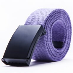 Alternative view of Candy-colored fashionable canvas belts for men and women