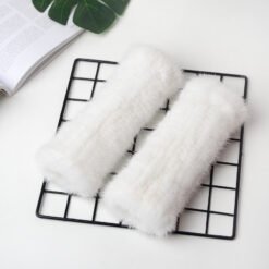 Comfortable winter gloves - White