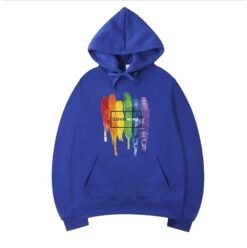 Men's Pride Lgbt Cotton Fleece Hoodies Sweatshirts Man Love Wins Sweatshirts Hoodies Comics Hoodie - Blue, M