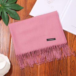 New Designer Brand Women Scarf Shawls Lady Wraps Foulard Neck Scarves - Leather Pink