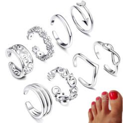 Alternative view of Feet Rings Foot Personality Charm Rose Simple Rings Women's   Rings