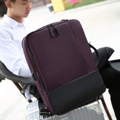 Business Men Backpacks Women Backpacks - Purple