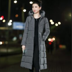 Women's Down And Cotton-padded Jackets From Dongdaemun - Gray, L