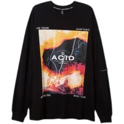 Hip Hop Oversized T-shirt - Black, XXL