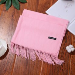 New Designer Brand Women Scarf Shawls Lady Wraps Foulard Neck Scarves - Bright pink