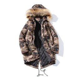 Oversized overalls and padded jackets - Camouflage, 3XL