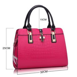 messenger tote bags, casual women's fashion women handbags, women handbags, luxury high quality pocket designer handbags and shoulder bags - Rose red