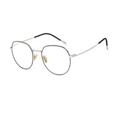 Anti-blue light glasses - Black Frame Silver Rack