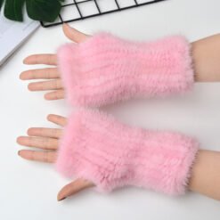 Comfortable winter gloves - Pink