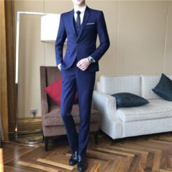 Men's suits - Blue, L