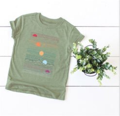 Women's oversized printed T-shirt - Green, M