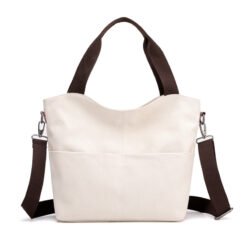 Fashion Handbags Tote Handbags Canvas Bags Big - White