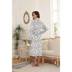 Alternative view of RONGTAI - Soft Fleece Robes For Women, Lightweight And Warm, Spa & Bath Robes For Mom, Wife & Friend