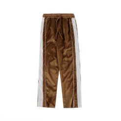 Men's Colorblock Side Stripe Lounge Pants - Brown, L