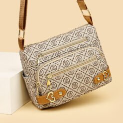 Women's Shoulder Crossbody Business Bags - Khaki