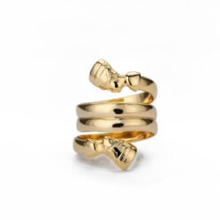 Indian Double Layered Rings Couple Rings - Gold, 7