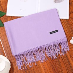 New Designer Brand Women Scarf Shawls Lady Wraps Foulard Neck Scarves - Light purple