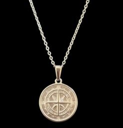 Necklaces - Silver, Compass necklace