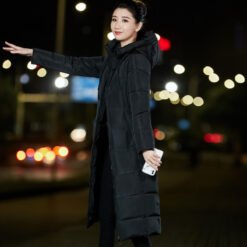 Women's Down And Cotton-padded Jackets From Dongdaemun - Black, 2XL