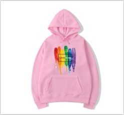 Men's Pride Lgbt Cotton Fleece Hoodies Sweatshirts Man Love Wins Sweatshirts Hoodies Comics Hoodie - Pink, XL