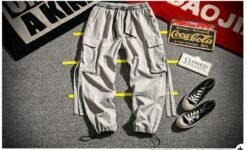 RIBBON Cargo Pants - Gray, XXL